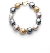 Thumbnail for your product : Majorica 14MM Multicolor Baroque Pearl Strand Bracelet