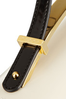 Thumbnail for your product : Marni Glossed-leather shoulder bag