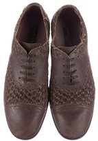 Thumbnail for your product : Dolce & Gabbana Woven Leather Brogues