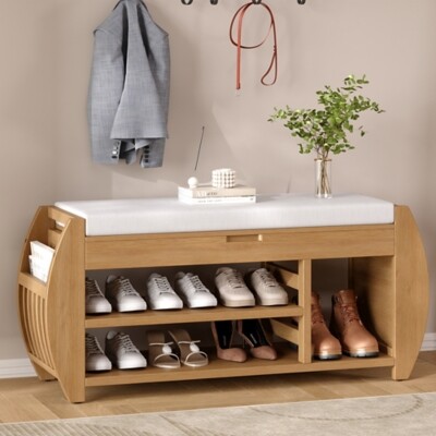 Dovelina Tresy Storage Bench Ottoman