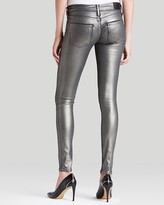 Thumbnail for your product : True Religion Jeans - Halle Mid Rise Super Skinny in Gunmetal