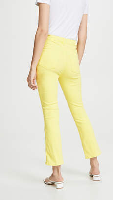 7 For All Mankind High Waisted Slim Kick Jeans with Piping