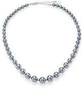 Thumbnail for your product : Majorica 6MM-10MM Grey Round Pearl & Sterling Silver Beaded Strand Necklace/16