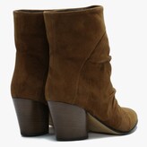 Thumbnail for your product : Daniel Casette Tan Suede Pleated Ankle Boots