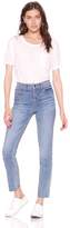 Thumbnail for your product : Old Navy Mid-Rise Raw-Hem Straight Ankle Jeans for Women