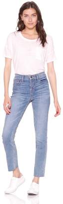 Old Navy Mid-Rise Raw-Hem Straight Ankle Jeans for Women