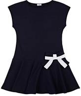 Thumbnail for your product : Il Gufo Bow-Appliquéd Cotton-Blend Dress