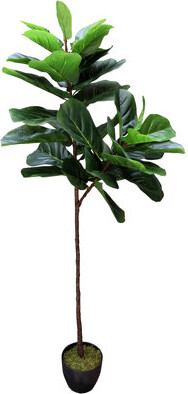 Real Touch Silk Fiddle Leaf Fig Tree in Pot