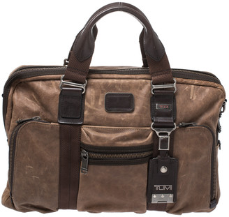 tumi brown bag