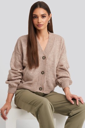 NA-KD Short Button Front Cardigan