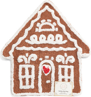 TJMAXX 25X28 Gingerbread Figural Bath Rug, Cotton