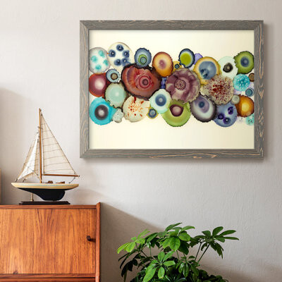Wrought Studio Red Path- Rustic Framed Gallery Wrapped Canvas