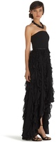 Thumbnail for your product : White House Black Market Strapless High-Low Waterfall Gown