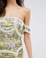 Thumbnail for your product : PrettyLittleThing Premium Bardot Piped Mini Dress