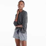 Thumbnail for your product : J.Crew Gingham pajama short