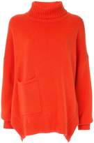 Thumbnail for your product : Tibi patch pocket turtleneck sweater