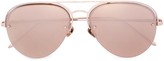 Thumbnail for your product : Linda Farrow Aviator Shaped Sunglasses