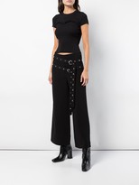 Thumbnail for your product : Cinq à Sept Jessi buckled trousers