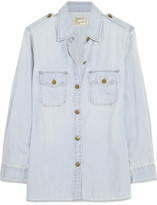 Thumbnail for your product : Current/Elliott The Perfect cotton-chambray shirt