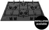 Thumbnail for your product : Hotpoint PCN642HBK 60cm Wide Built-in Hob With FSD And Optional Installation - Black