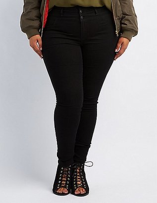 Charlotte Russe Plus Size Refuge Hi-Waist Super Skinny Jeans