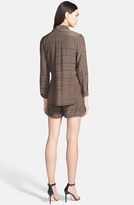 Thumbnail for your product : Halston Print Silk Romper