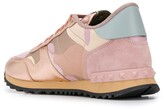 Thumbnail for your product : Valentino Garavani Rockstud camouflage sneakers
