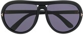 Thumbnail for your product : Tom Ford Eyewear FT0768 aviator-style sunglasses