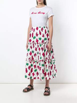 P.A.R.O.S.H. tiered maxi skirt
