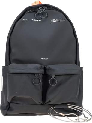 Off-White Canvas Backpack