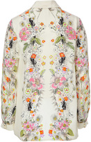 Thumbnail for your product : Matthew Williamson Silk Floral Print Shirt