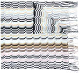 Missoni long fringe zigzag scarf 