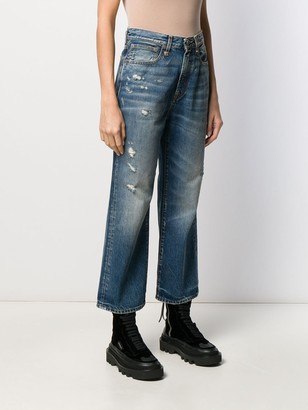 R 13 high rise Riley jeans