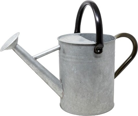 Panacea Products PanaceaMetalWateringCan,VintageAgedGalvanized,1Gallon