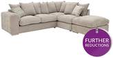Thumbnail for your product : Cavendish Sophia Fabric Right Hand Corner Chaise Sofa And Footstool