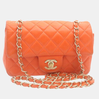 Chanel Orange Handbags | ShopStyle