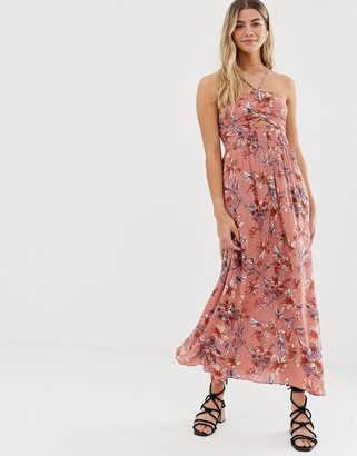 Free People One Step Ahead floral maxi dress