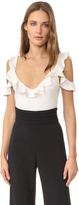 Thumbnail for your product : Cushnie Cold Shoulder Top