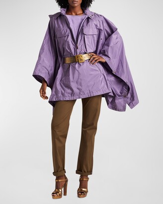 Ralph Lauren Collection Beckman Oversize Utility Poncho