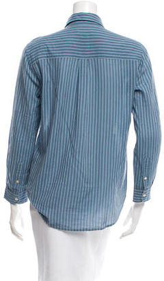 Etoile Isabel Marant Pinstripe Button-Up Top