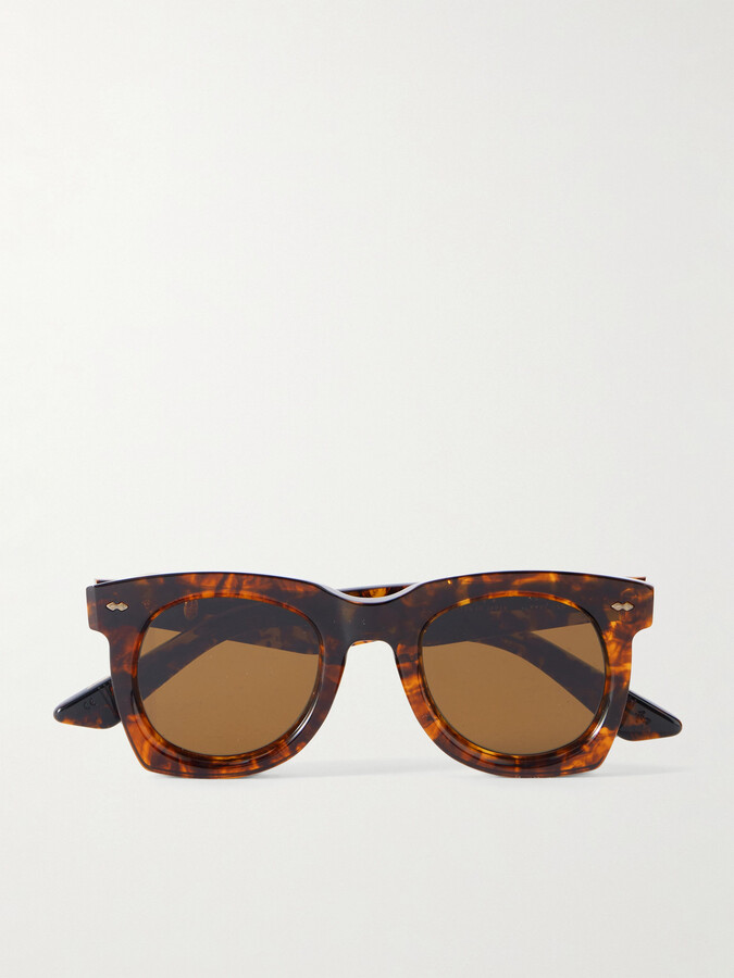 Jacques Marie Mage Ava Square-frame Tortoiseshell Acetate Sunglasses - Brown
