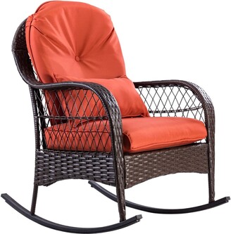 Outdoor Rocking Chair Cushions, Outdoor Wicker Rocking Chair Cushions