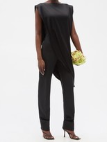 Thumbnail for your product : Givenchy High-rise Wool-blend Grain De Poudre Suit Trousers - Black