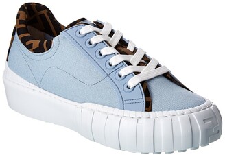 fendi force canvas sneaker