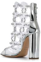 Thumbnail for your product : Casadei Futura geometric-pattern sandals