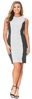 Thumbnail for your product : Ellen Tracy Women's Petite Tweed Black and Ivory Dress