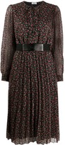 Thumbnail for your product : Liu Jo Floral-Print Pleated Dress