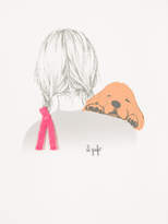 Thumbnail for your product : Il Gufo girl print longsleeved T-shirt