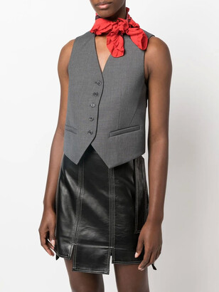 Ganni Ruffled Bandana Scarf - ShopStyle Scarves & Wraps