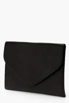 Thumbnail for your product : boohoo PU Envelope Clutch